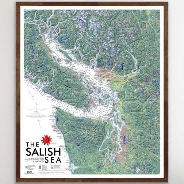 The Salish Sea (24 in x 20 in)