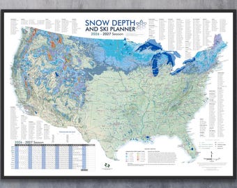 US Snow Depth & Ski Planner (2026-2027 Winter Season)