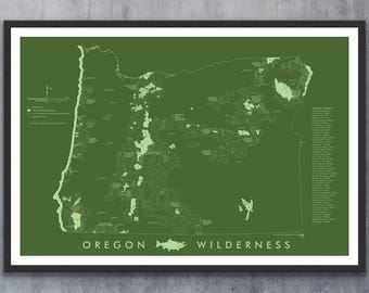 Oregon Wilderness (19 in x 13 in)