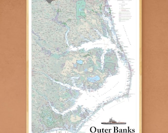 Outer Banks North Carolina (28 in x 20 in)