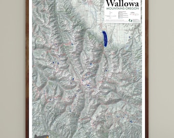 Wallowa Mountains Oregon (28 in x 20 in)
