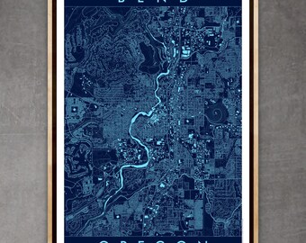 Bend Oregon (13 in x 19 in)