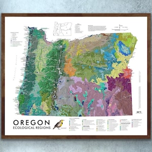 Oregon Ecological Regions (24 in x 20 in)