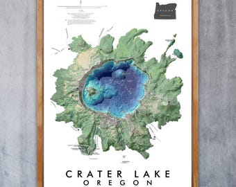 Crater Lake Oregon (13 in x 19 in)