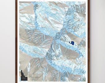 Mount Borah - Idaho (28 in x 20 in)