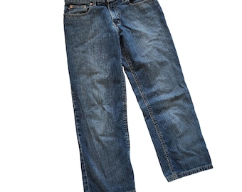 Vintage Polo Jeans Co Ralph Lauren Hose Jungen Größe 4 Denim Gerades Bein Blau