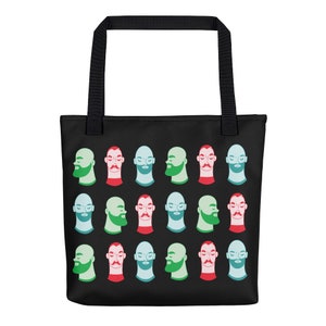 Beard Montage Tote bag