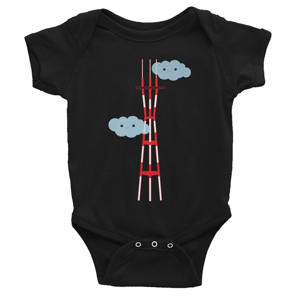 Cute Sutro Clouds Infant Bodysuit