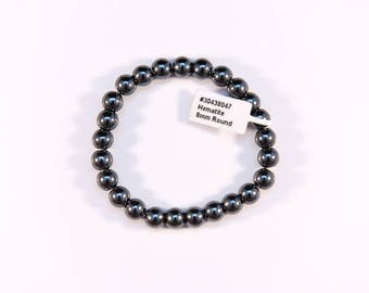 Hematite 8mm Bracelet.