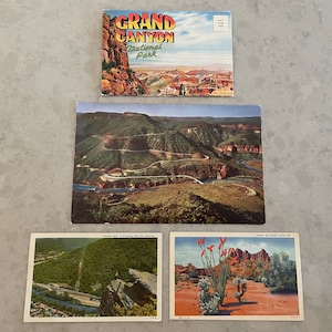 Grand Canyon e outros cartões postais antigos