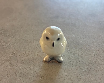 Snowy Owl Baby Hagen Renaker Miniature