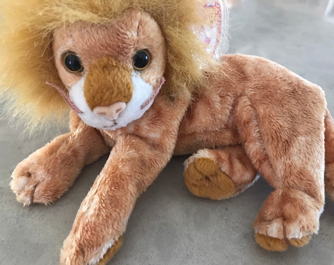 Orion Ty Beanie Baby Lion Small Plush Etsy
