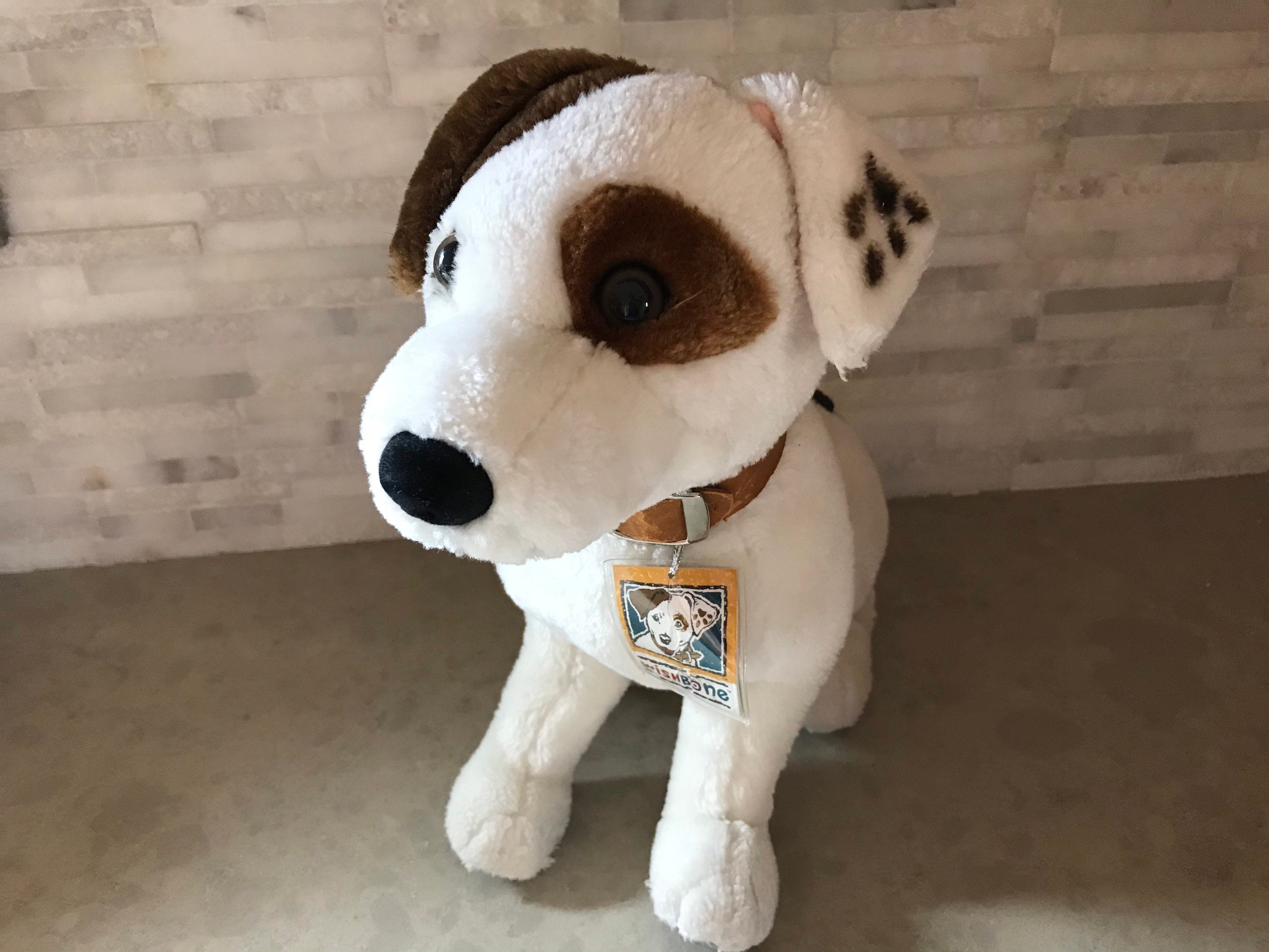 wishbone stuffed dog