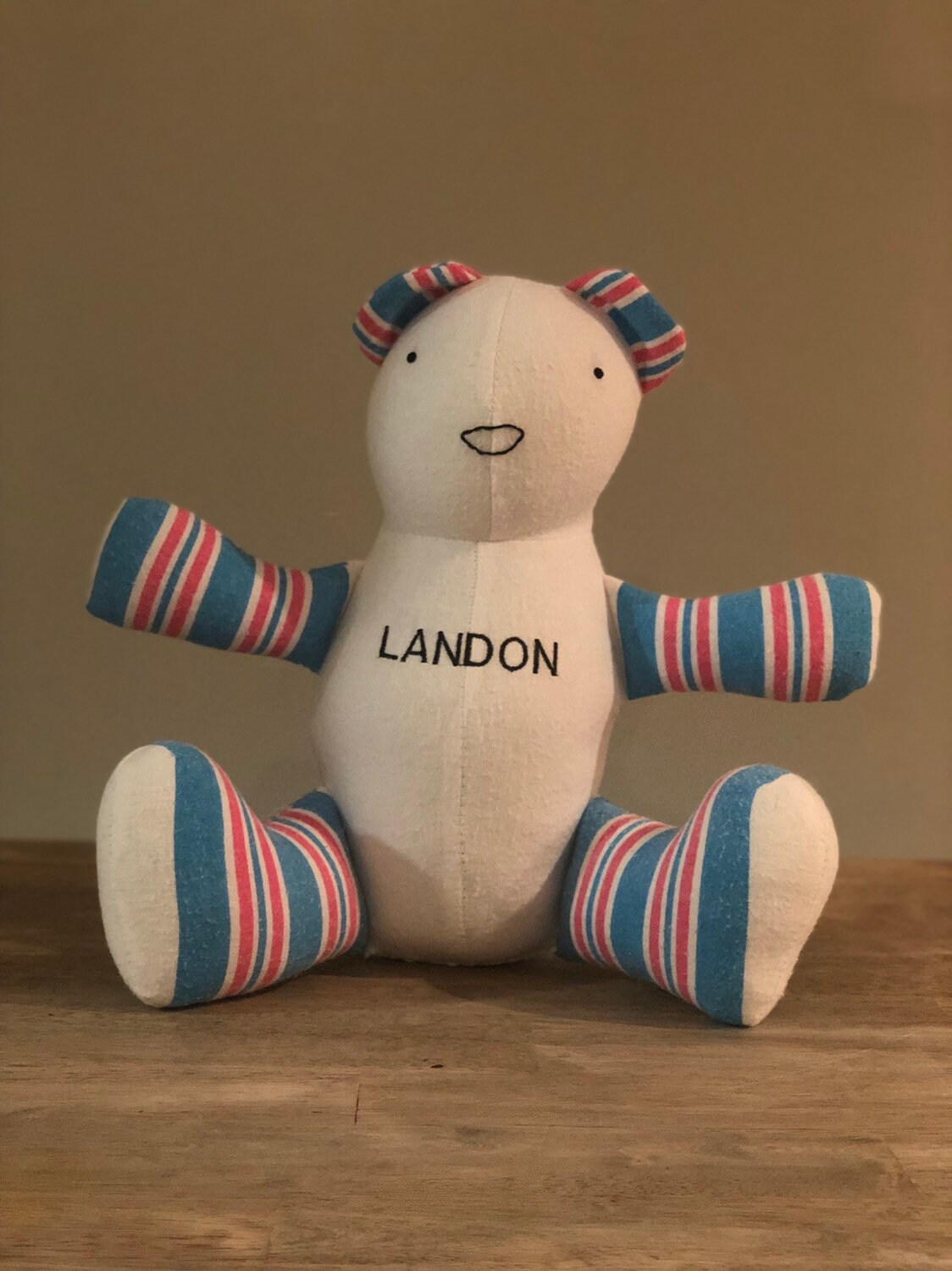 Hospital/Receiving Blanket Bear Personalized Memory Bear Etsy