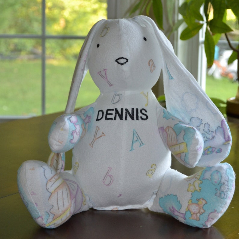 Personalized Hospital/receiving Blanket Bunny Personalized Etsy