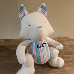 Hospital/Receiving Blanket Fox - Personalized Memory Fox - Keepsake Animal - Stuffed Animal