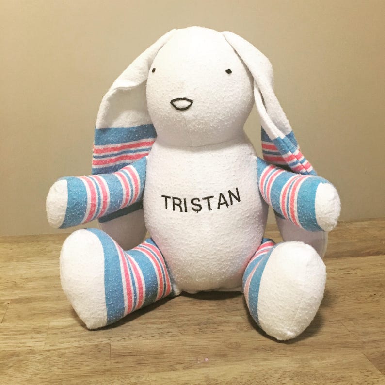 Personalized Hospital/receiving Blanket Bunny Personalized Etsy