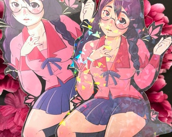 Calcomanía de waifu