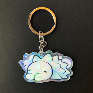 Sleepy Ice Baby Keychain
