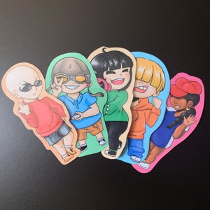 Cartoon Spies Sticker Set