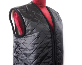 Winter wool rain vest, men vest, Present for man