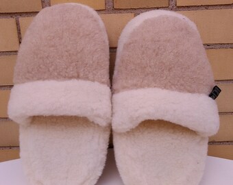 Wool handmade slippers, house slippers, natural shoes, Christmas present