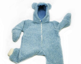 warm baby jumpsuit, 100% wool