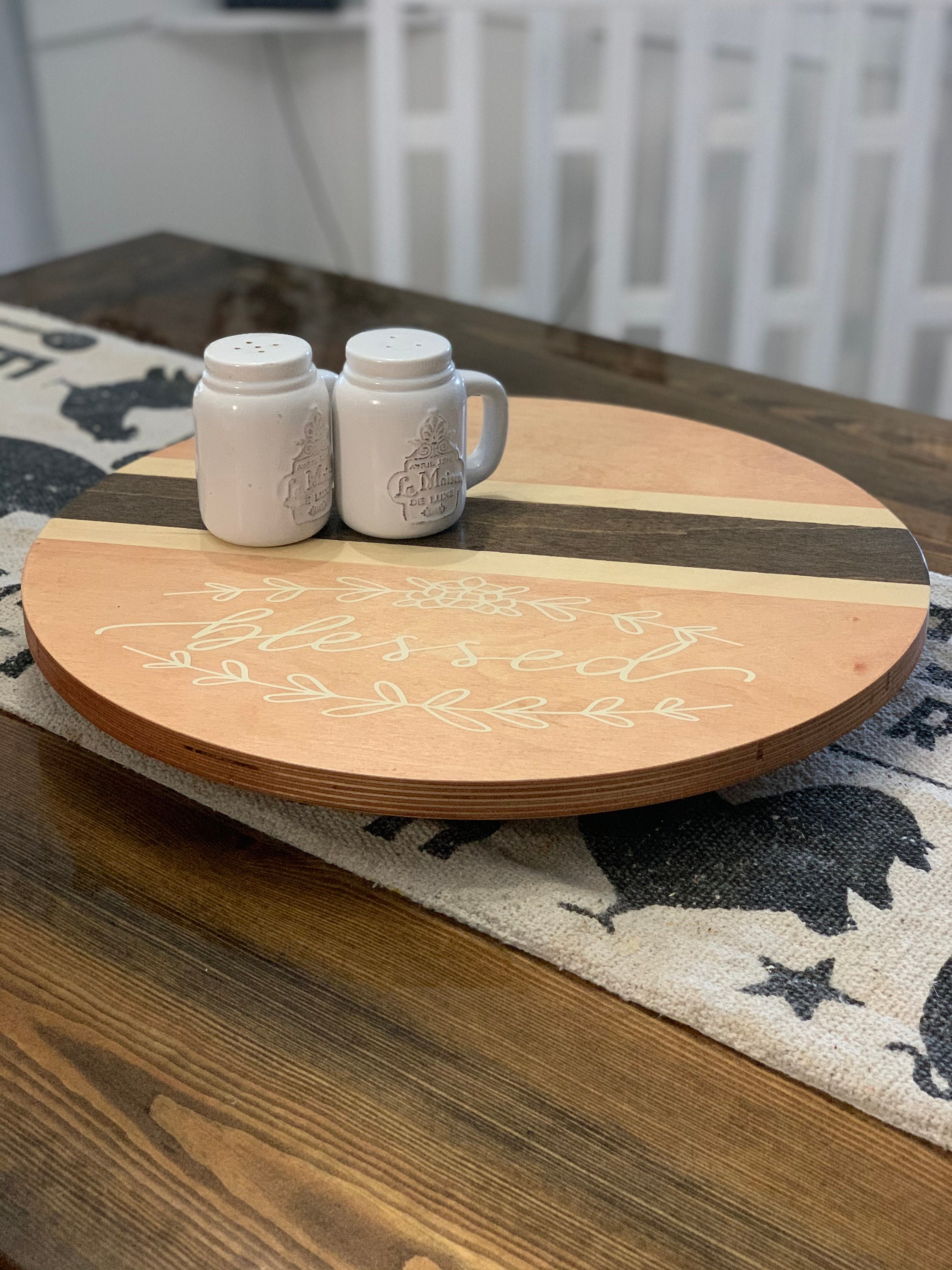 16 Lazy SusanRotating Table CenterpieceFarmhouse Lazy Etsy