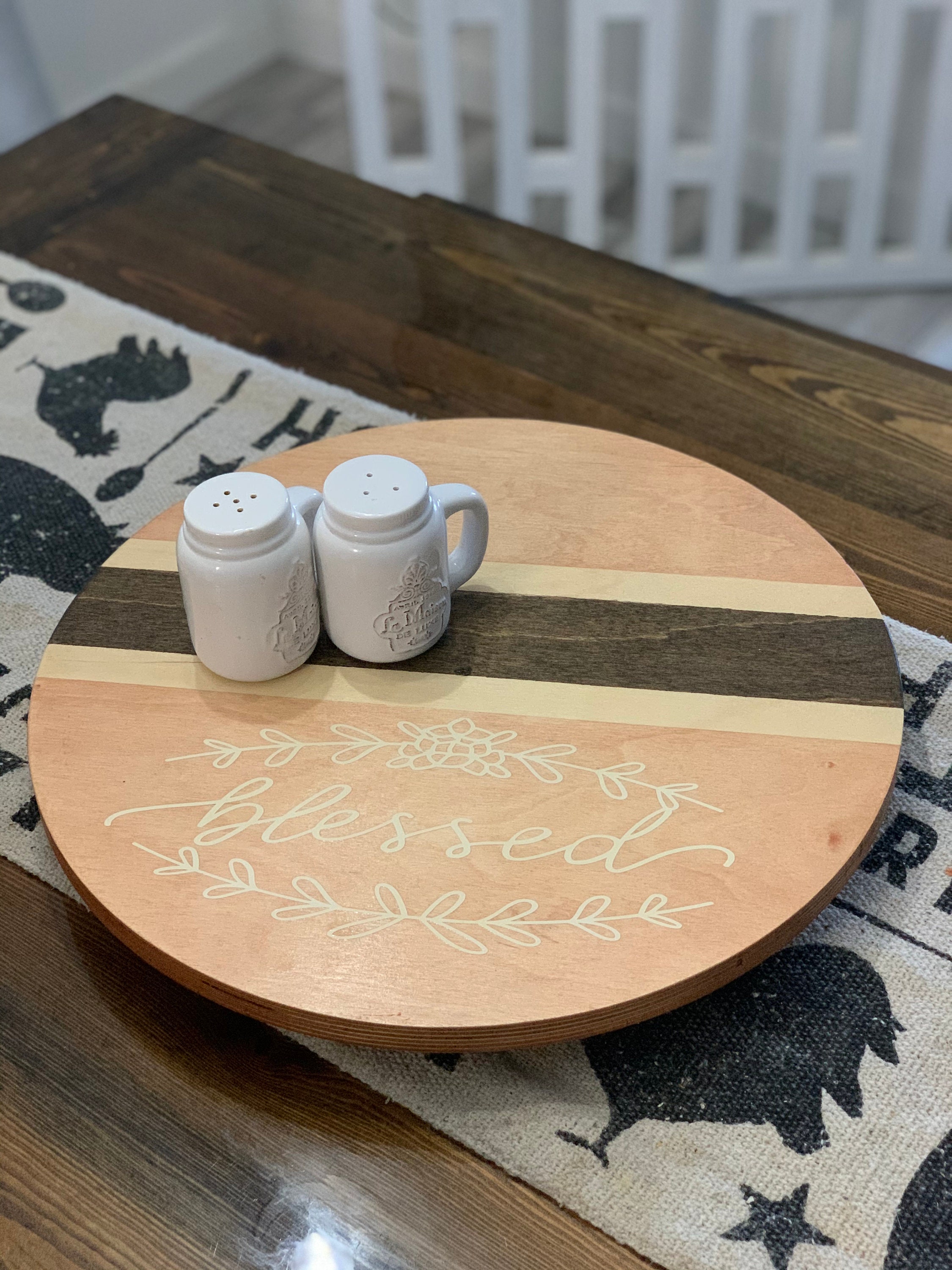 16 Lazy SusanRotating Table CenterpieceFarmhouse Lazy Etsy