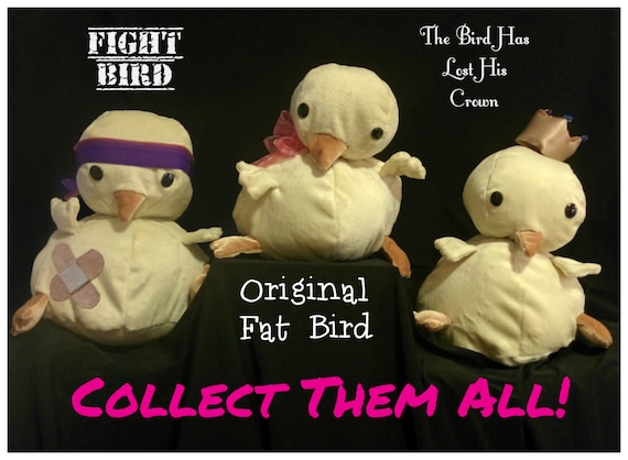 fat bird plush