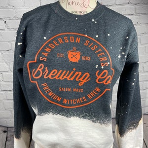 Salem Sister's Brewing Co Witch Halloween Fall Soft Sweatshirt