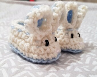 Bunny Baby Booties/Slippers Baby Shower Gift