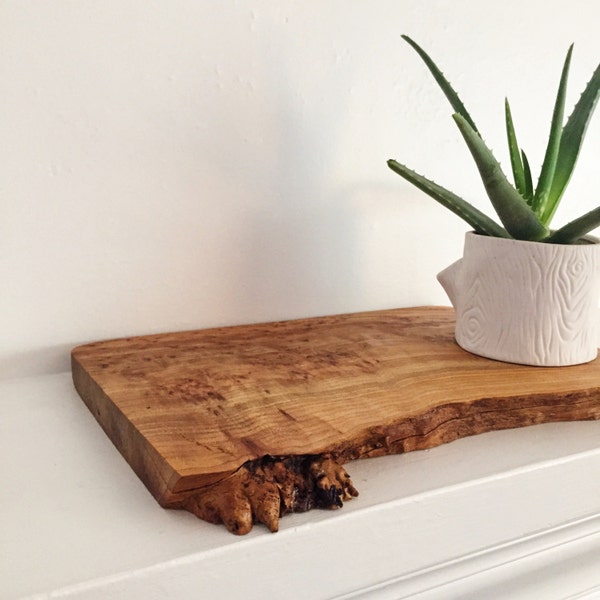 Large live edge slab, platter, tray