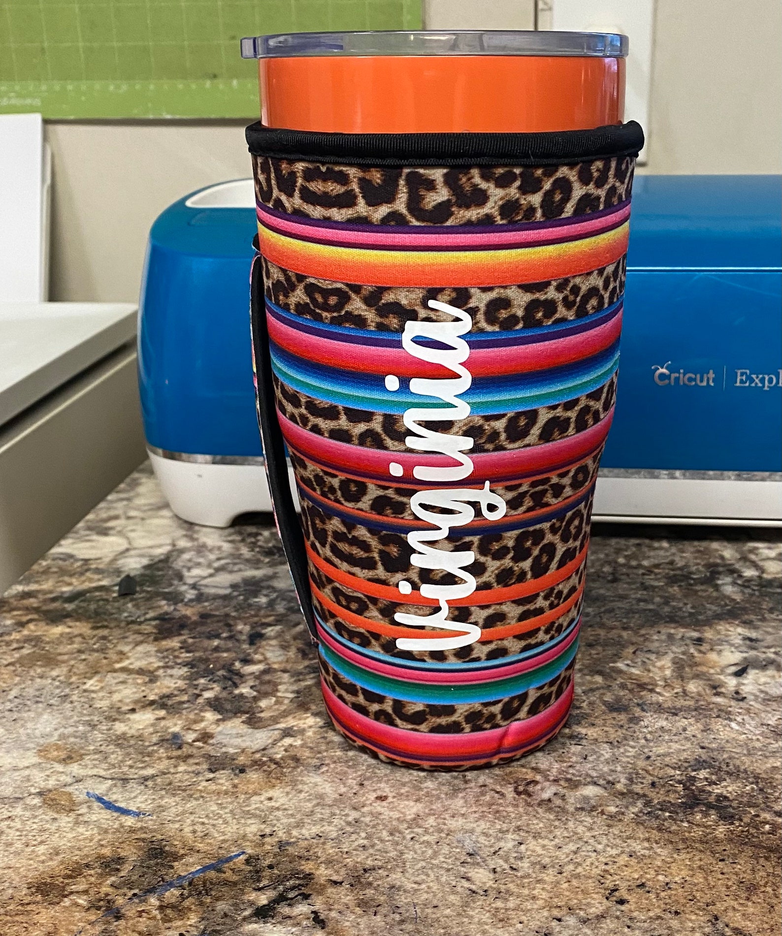 32 ounce personalized Koozies with handle Etsy