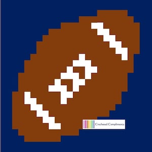 Football Crochet - PDF PATTERN ONLY