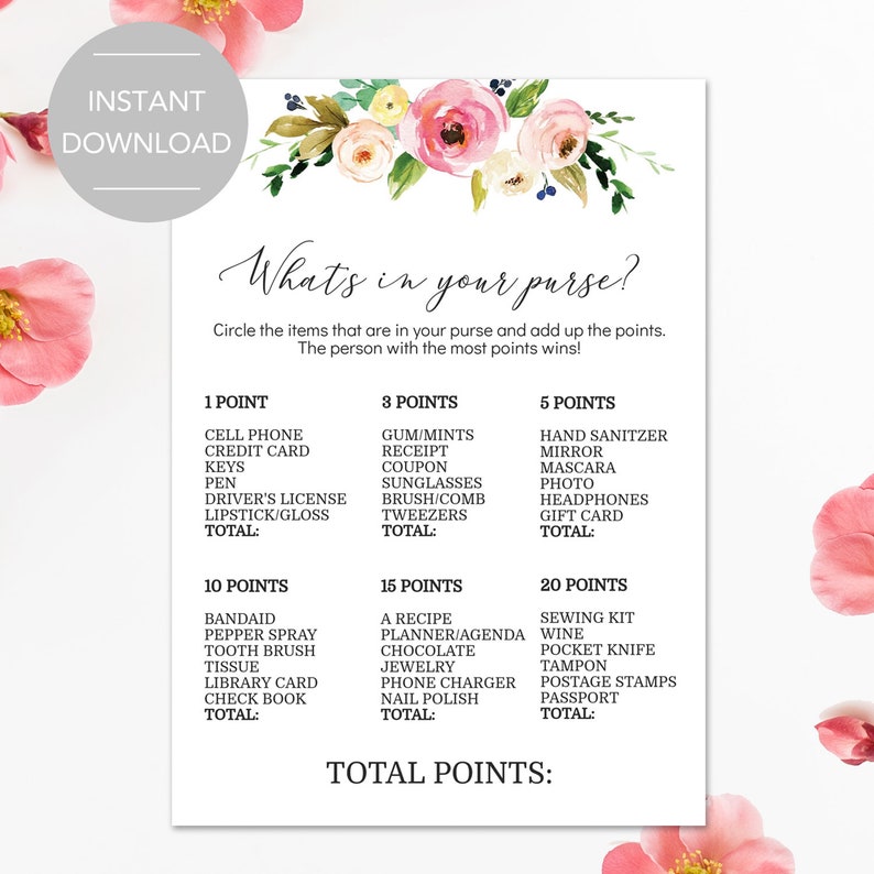 Bridal Shower Purse Activity, Printable Bridal Shower Online games, Bridal Shower Whats Inside Your Purse Sport, Bridal Shower Game titles Fast Down load photo about Printable Bridal Shower Card identify Bridal Shower Purse Activity, Printable Bridal Shower Video games, Bridal Shower Whats Within Your Purse Activity, Bridal Shower Game titles Prompt Down load