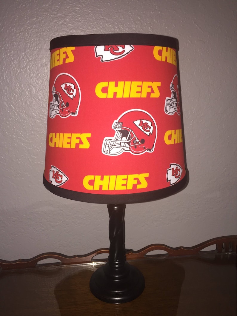 Kansas City Chiefs lamp. Etsy