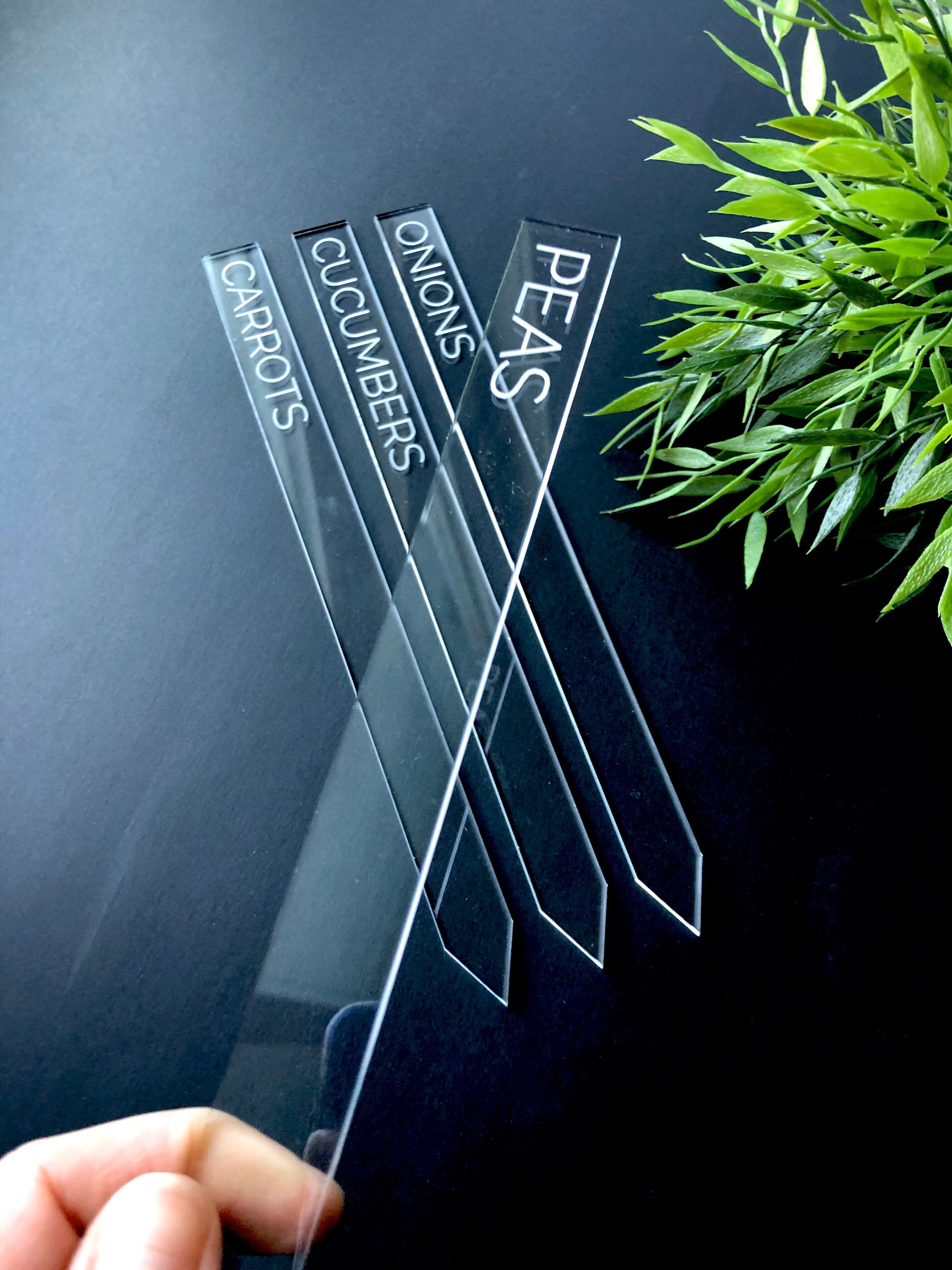 Garden Stakes - France Cadeaux Pour Les Jardiniers | Décoration de Jardin | en Anglais Marqueurs Jar