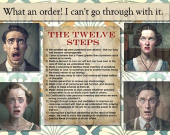 What an order! - 12 Steps Encouragement Card