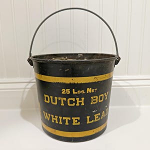 レア アンティーク DUTCH BOY PAINT バケツ ビンテージ 古道具