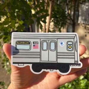 Vinylsticker NYC Subway