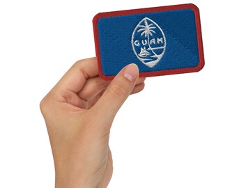 Guam Seal Embroidered Patch (3.5″×2.25″)