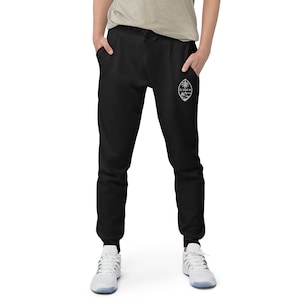 Embroidered Guam Seal Unisex Fleece Sweatpants