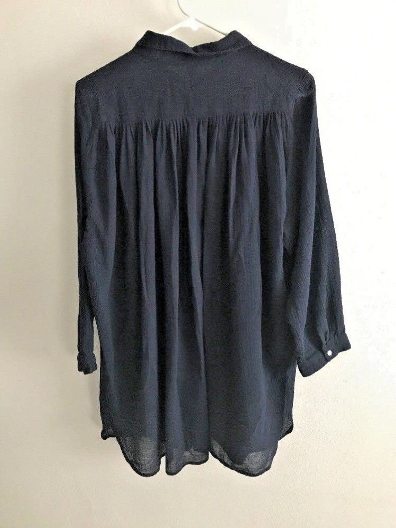 gauze beach tunic
