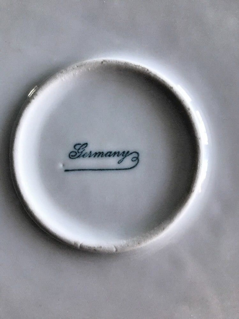 Vintage Germany ABC Childs Dish Bowl Porcelain Nursery Rhymes