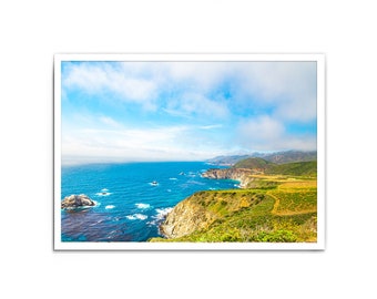 Live on the Edge Poster, Big Sur, Big Sur Print, Big Sur Photography, Big Sur California, California Coast Print, California Coast, Ocean
