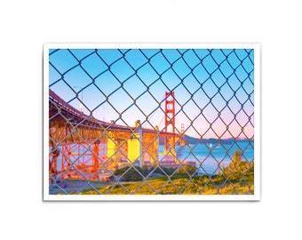 Grenzen Poster, San Francisco, San Francisco Kunst, San Francisco Druck, San Francisco Poster, Bay Area, Bay Area Poster, Bay Area Druck
