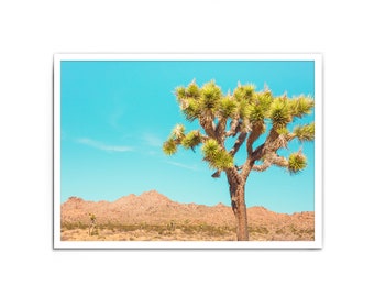 Endurance Poster, Joshua Tree, Joshua Tree Print, Desert Print, Desert Art, Boho Print, Desert Decor, Southwest, Southwest Print, Desert Art
