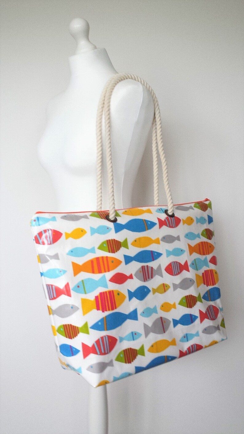 Beach Bag Beach and Travel Bag Zipper Top Beach Bag Beach Etsy