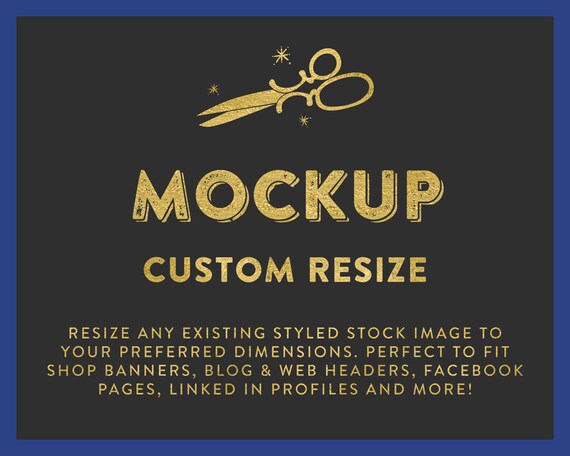 Resize Mockup Addon Resize Any Existing Stock Image